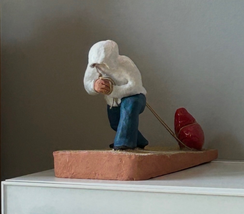Sculpture Fracture du myocarde - Création Lyze
