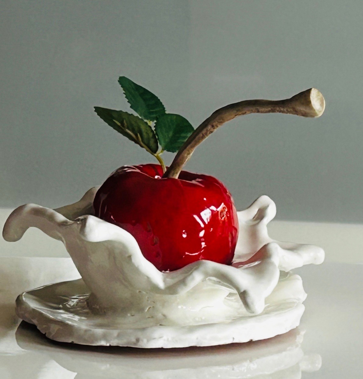 Sculpture Pomme plouffe - Création Lyze