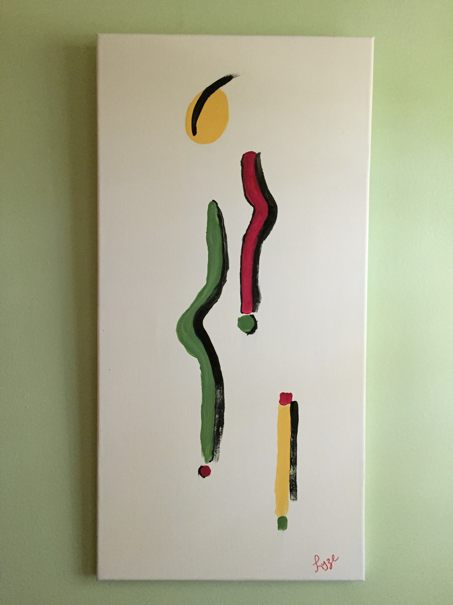 Peinture Calligraphie Solaire - Création Lyze