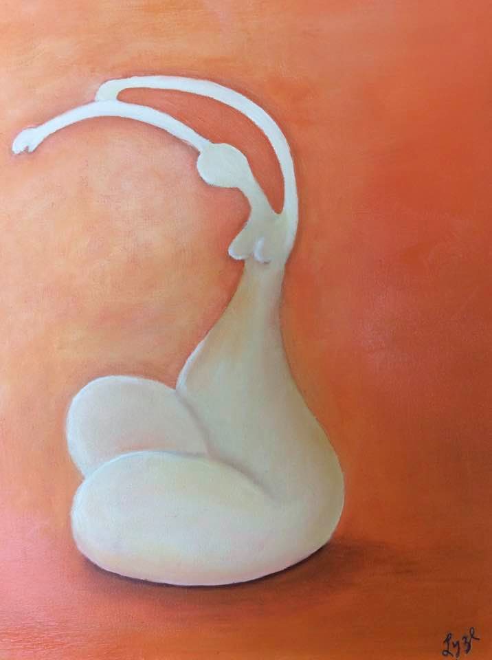 Peinture L'Onde Céleste - Création Lyze